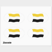 Garifuna Flag Sticker (Vel)