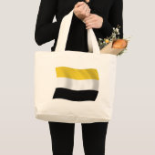 Garifuna Vlag Boodschappentas Grote Tote Bag (Voorkant (product))