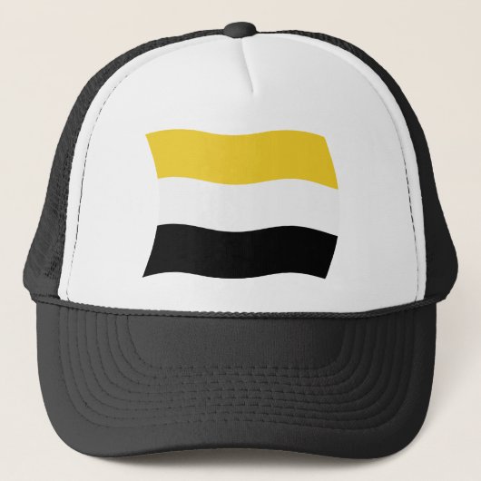 Garifuna Vlag Hoed Trucker Pet (Voorkant)
