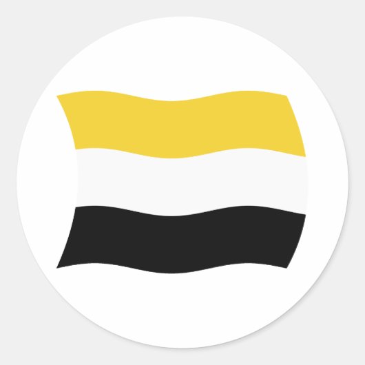 Garifuna Vlag Sticker (Voorkant)