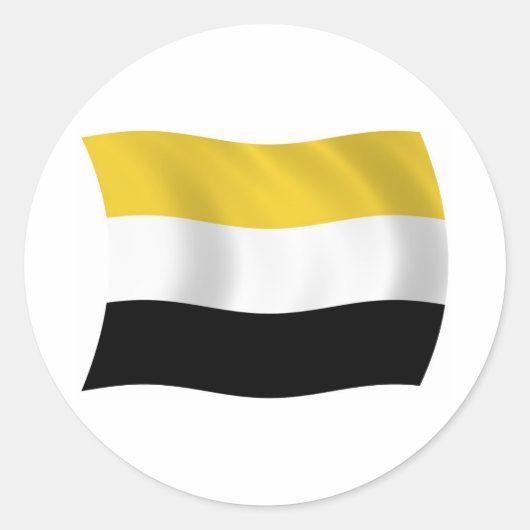 Garifuna Vlag Sticker (Voorkant)