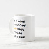 Garifunavrouw, geweldig koffiemok (Voorkant links)