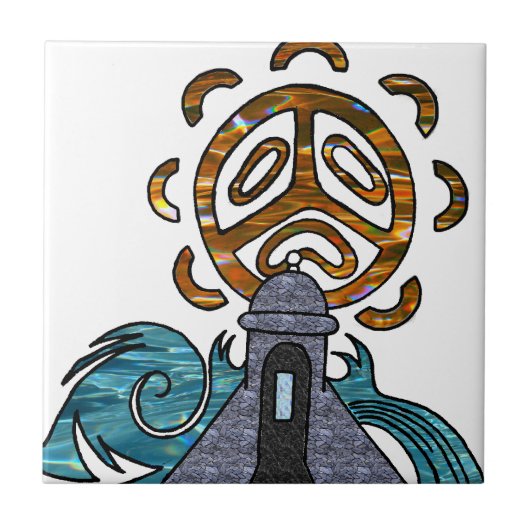 garita del diablo y Sol Taino Tegeltje (Voorkant)