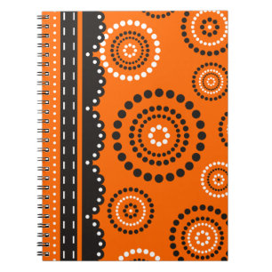Garland ARTdeco zwart wit + jouw achtergrondkleur Notitieboek
