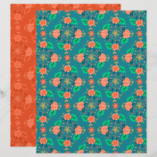 Garland Blau Schrijfboek Papier