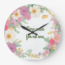 Garland Bloemen klok