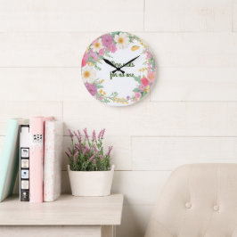 Garland Bloemen klok