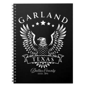 Garland Dallas County Texas Vintage Adelaar Notitieboek