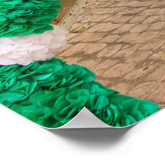 Garland Decorations for a Festival Poster (Hoek)