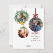 Garland en Bells Vakantie Kerst Kaart (Achterkant)