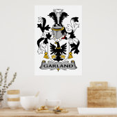 Garland Family Crest Poster (Keuken)