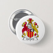 Garland Family Crest Ronde Button 5,7 Cm (Voorkant /achterkant)