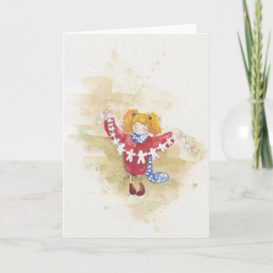 Garland Feestdagen Kaart