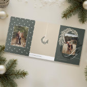 Garland krans Monogram Fotogalerij Kerst Drieluik Wenskaart