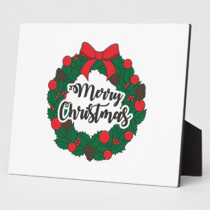 Garland Merry kerst Fotoplaat