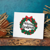 Garland Merry kerst Fotoplaat (Zijkant)