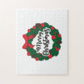 Garland Merry kerst Legpuzzel (Verticaal)