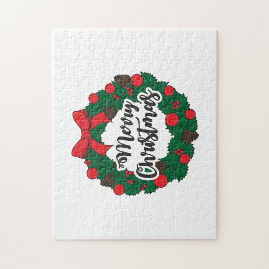 Garland Merry kerst Legpuzzel (Verticaal)