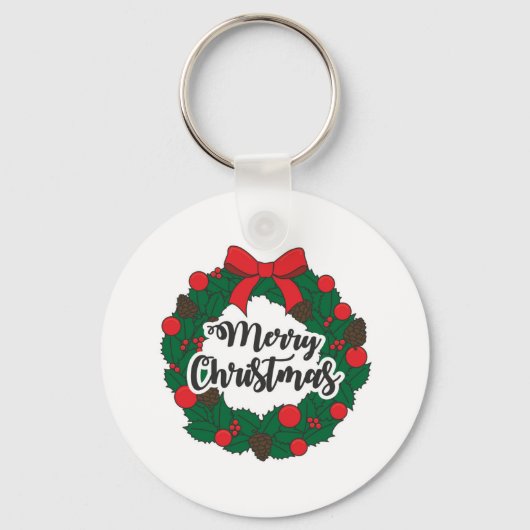 Garland Merry kerst Sleutelhanger (Voorkant)