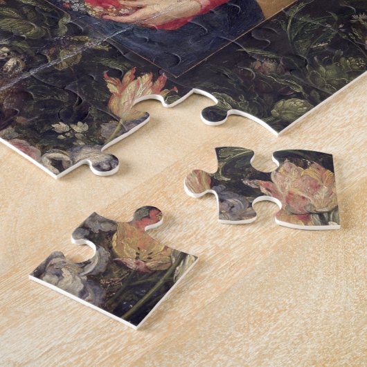 Garland of Fruit and Flowers with Virgin and Child Legpuzzel (Zijkant)