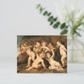 Garland of Fruits - Rubens Briefkaart (Staand voorkant)