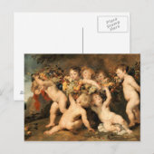Garland of Fruits - Rubens Briefkaart (Voorkant / Achterkant)