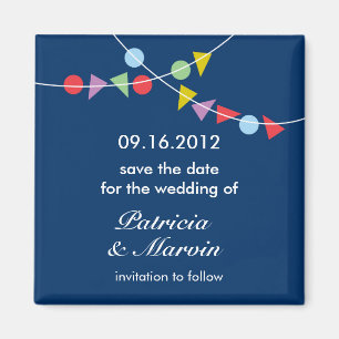 Garland Save the Date Magnet