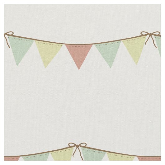 Garland vlaggen banner stof (Close Up)