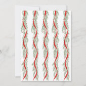 Garland with a bow kaart (Achterkant)