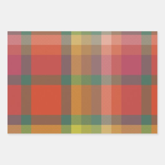 Garland Wrapping Paper Flat Sheet Set of 3 (Voorkant)