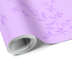 Garlands Lila Cadeaupapier