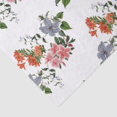 Garlands of Flowers Elegant Tissue Paper Tissuepapier (Detail)