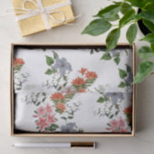 Garlands of Flowers Elegant Tissue Paper Tissuepapier (Geschenk)