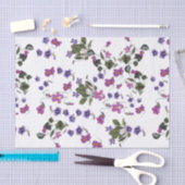 Garlands of Violets Floral Tissue Paper 10x15 Tissuepapier (Craft)