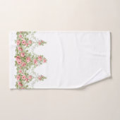 Garlands van Elegante Roze Victoriaans Rozen Bad Handdoek (Handdoek)