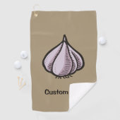 Garlic Bulb Golf Towel Golfhanddoek (Insitu)