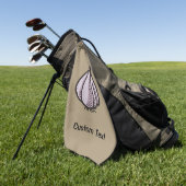 Garlic Bulb Golf Towel Golfhanddoek (Groen)