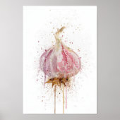 Garlic Bulb Vegetable Poster (Voorkant)
