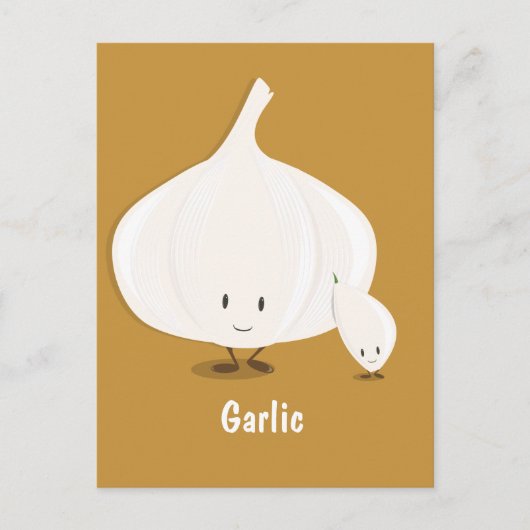 Garlic & Clove characters | Postcard Briefkaart (Voorkant)