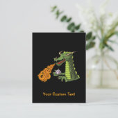 Garlic Dragon Briefkaart (Staand voorkant)