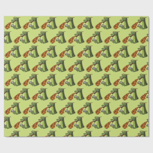 Garlic Dragon Cadeaupapier (Vlak)