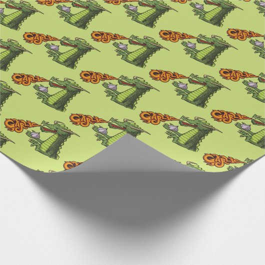 Garlic Dragon Cadeaupapier (Hoek)