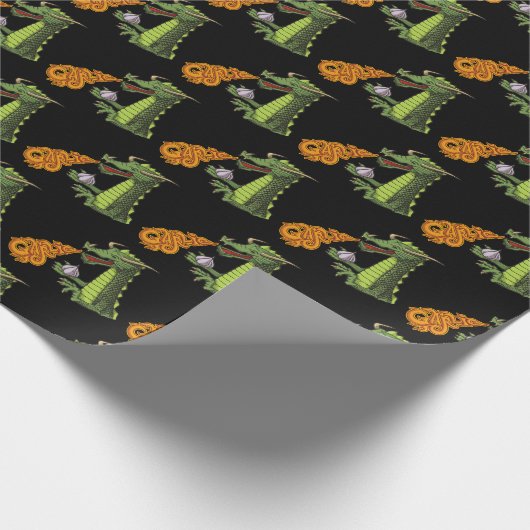 Garlic Dragon Cadeaupapier (Hoek)