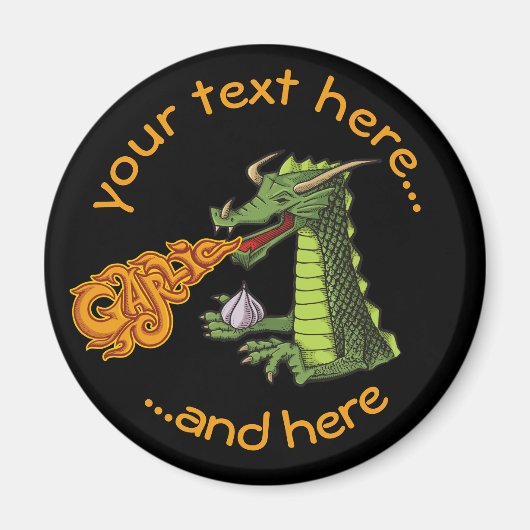 Garlic Dragon Magneet (Voorkant)