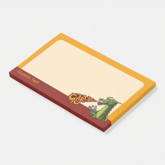 Garlic Dragon Post-it® Notes (Schuin)