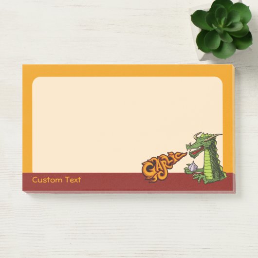 Garlic Dragon Post-it® Notes (Kantoor)