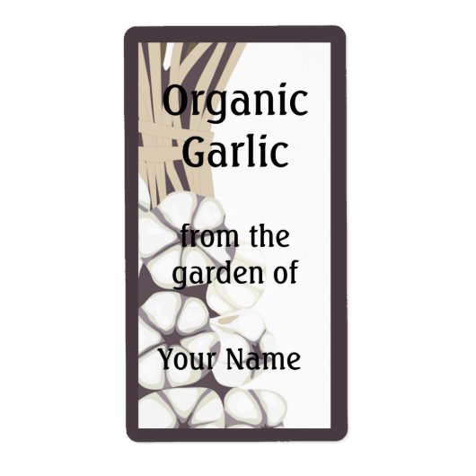 Garlic Gardener Label (Voorkant)