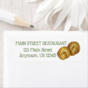 Garlic Knots Bread Roll Italy Food Restaurant Etiket