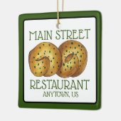 Garlic Knots Bread Roll Italy Food Restaurant Keramisch Ornament (Links)