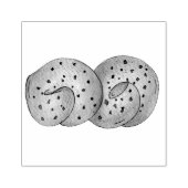 Garlic Knots Bread Roll Italy Food Restaurant Rubberstempel (Afrduk)